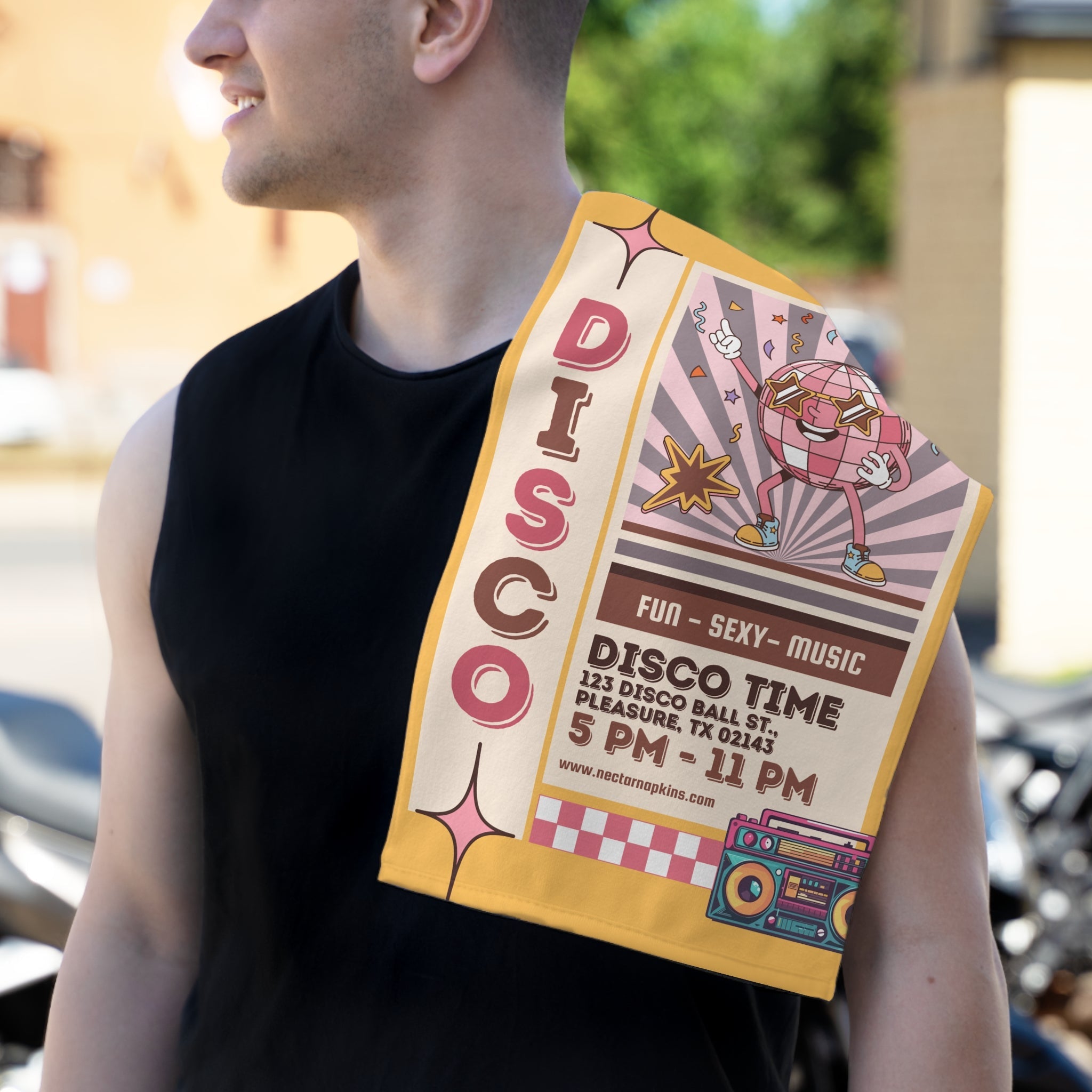 Disco | Mix & Match Soft Fun-Flirty Lovers’ Towels