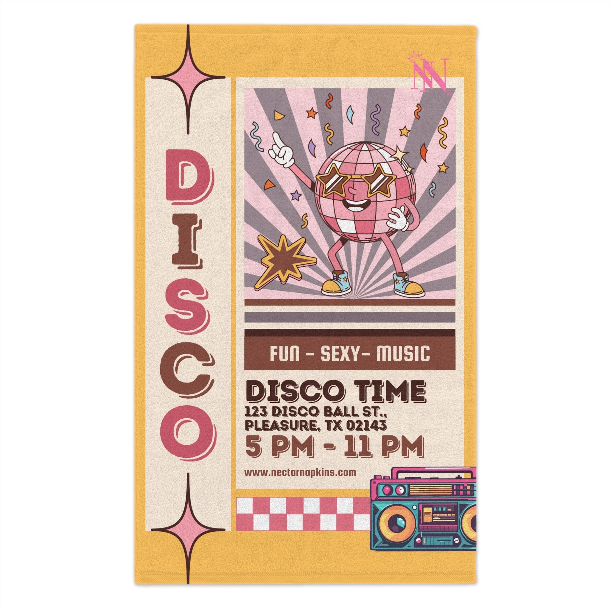 Disco | Mix & Match Soft Fun-Flirty Lovers’ Towels