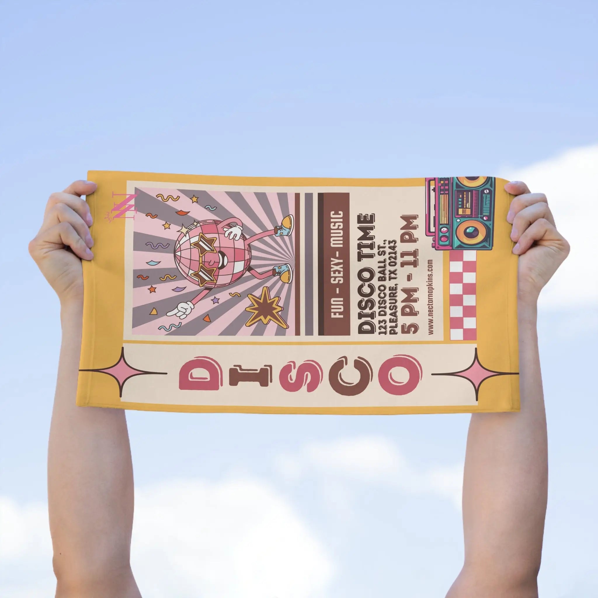 Disco | Mix & Match Soft Fun-Flirty Lovers’ Towels