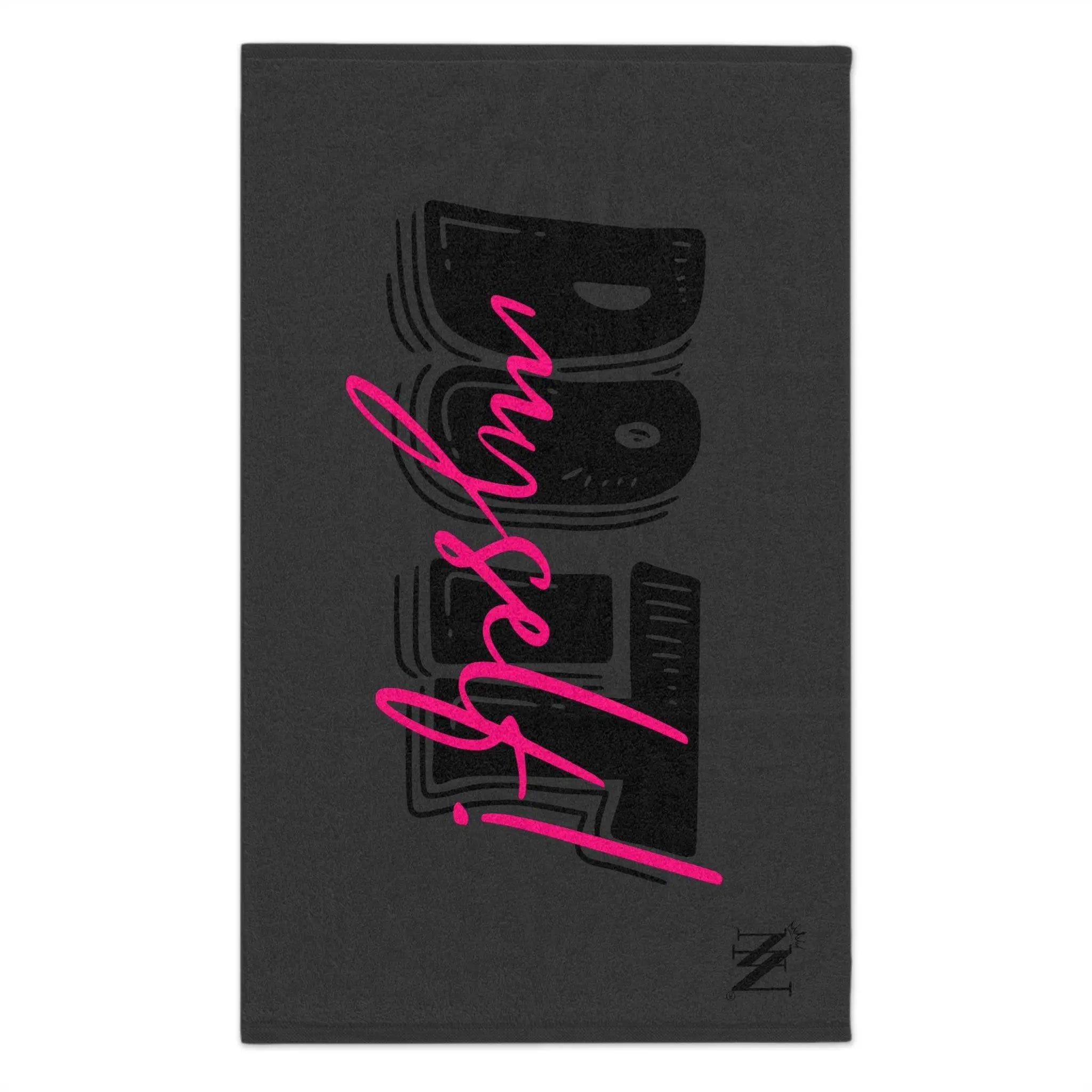 Do It Myself! Dark Grey Mix & Match Soft Sex Towels | Flirty Lovers’ Gifts