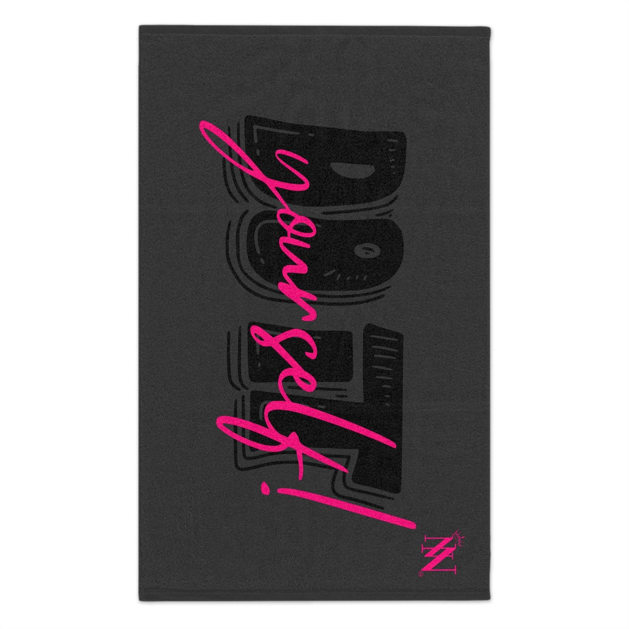 Do It Yourself! Dark Grey Mix & Match Soft Sex Towels | Flirty Lovers’ Gifts