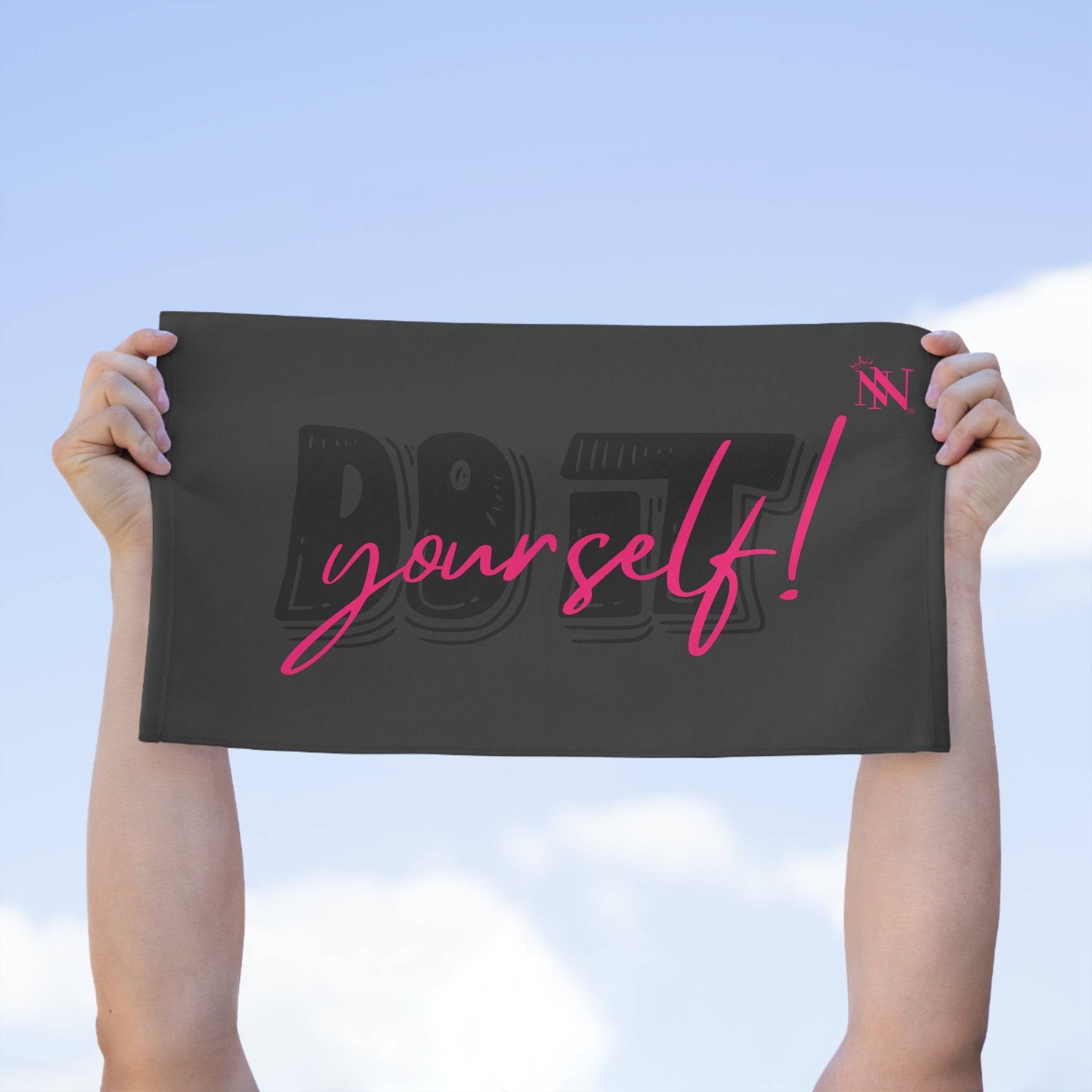 Do It Yourself! Dark Grey Mix & Match Soft Sex Towels | Flirty Lovers’ Gifts