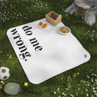 Do Me Wrong. | Mix Match Fun-Flirty Lovers’ Water-Resistant Blankets