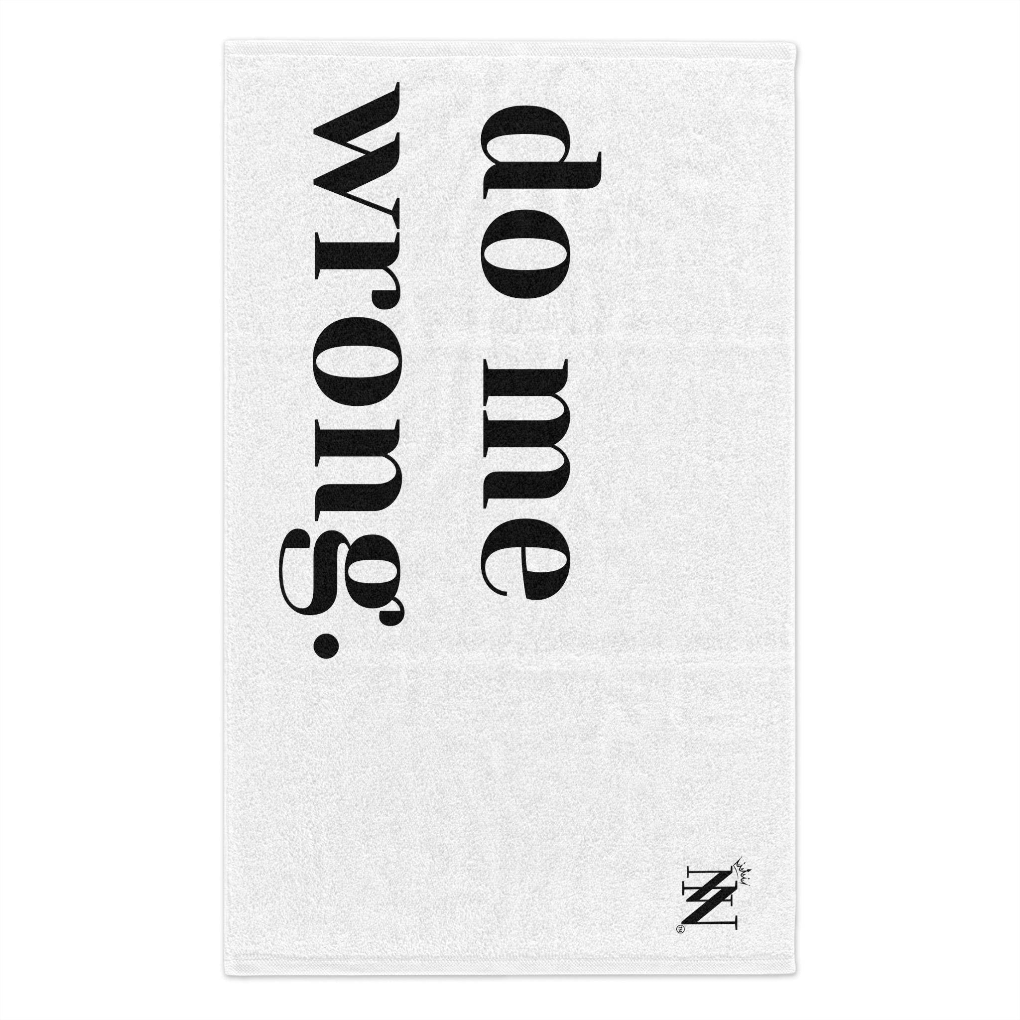 Do Me Wrong | Mix & Match Soft Fun-Flirty Lovers’ Towels