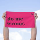 Do Me Wrong Pink Mix & Match Soft Sex Towels | Flirty Lovers’ Gifts