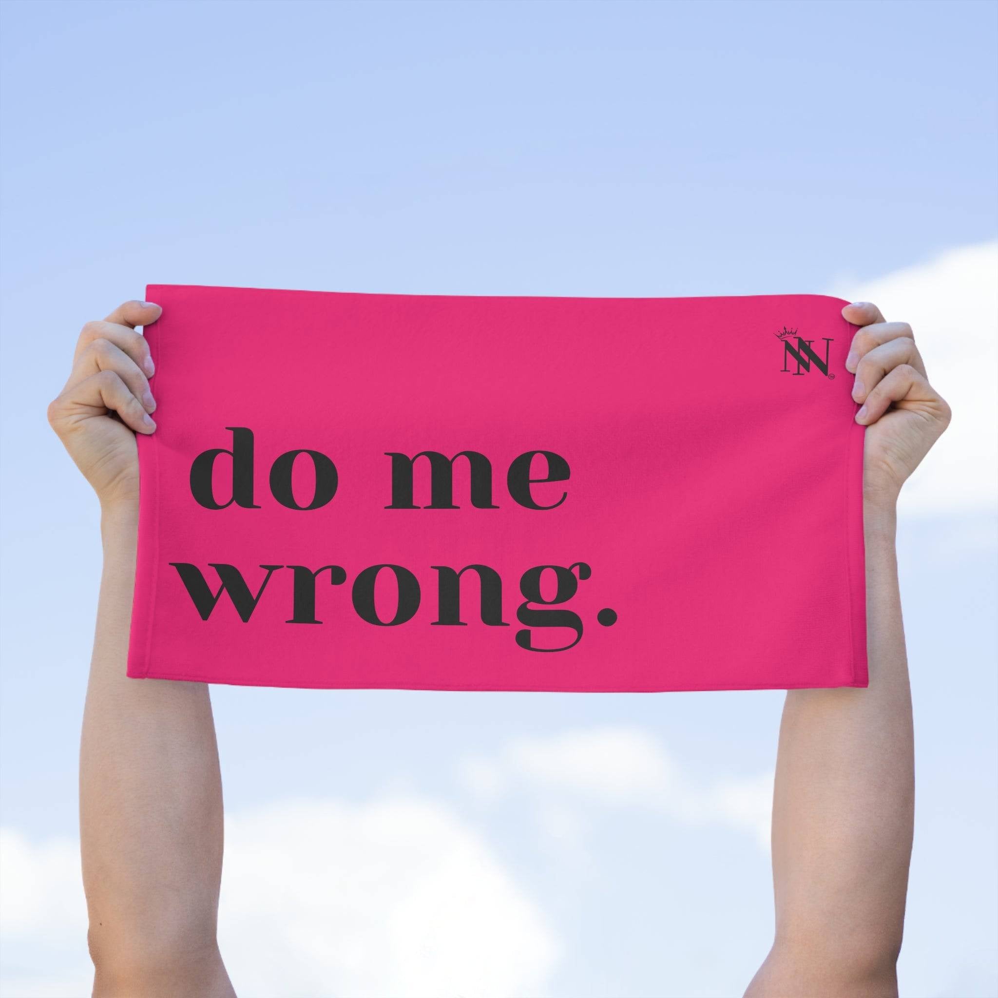 Do Me Wrong Pink Mix & Match Soft Sex Towels | Flirty Lovers’ Gifts