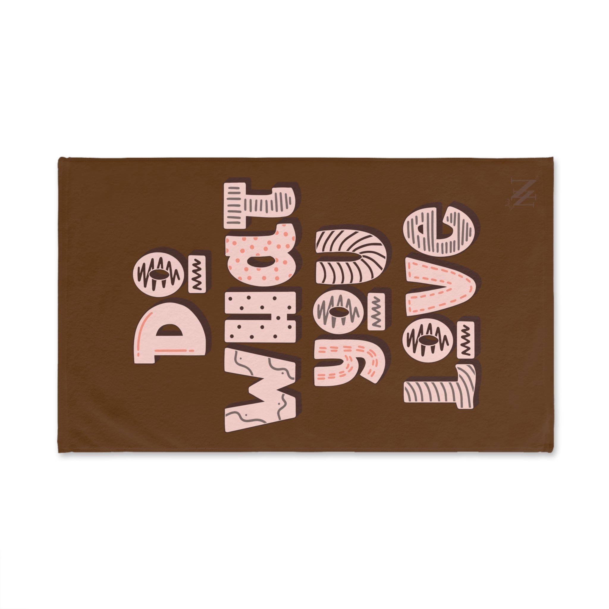 Do What You Love Brown | Mix & Match Original Fun-Flirty Lovers’ Towels