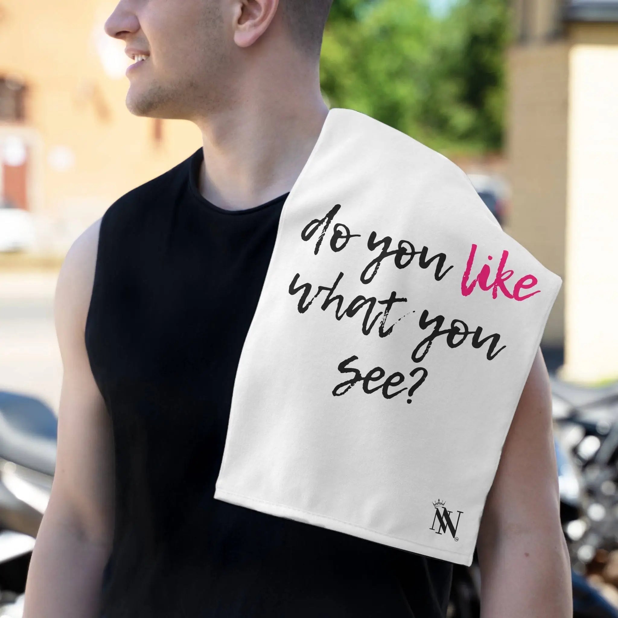 Do You Like What You See? | Mix & Match Soft Fun-Flirty Lovers’ Towels