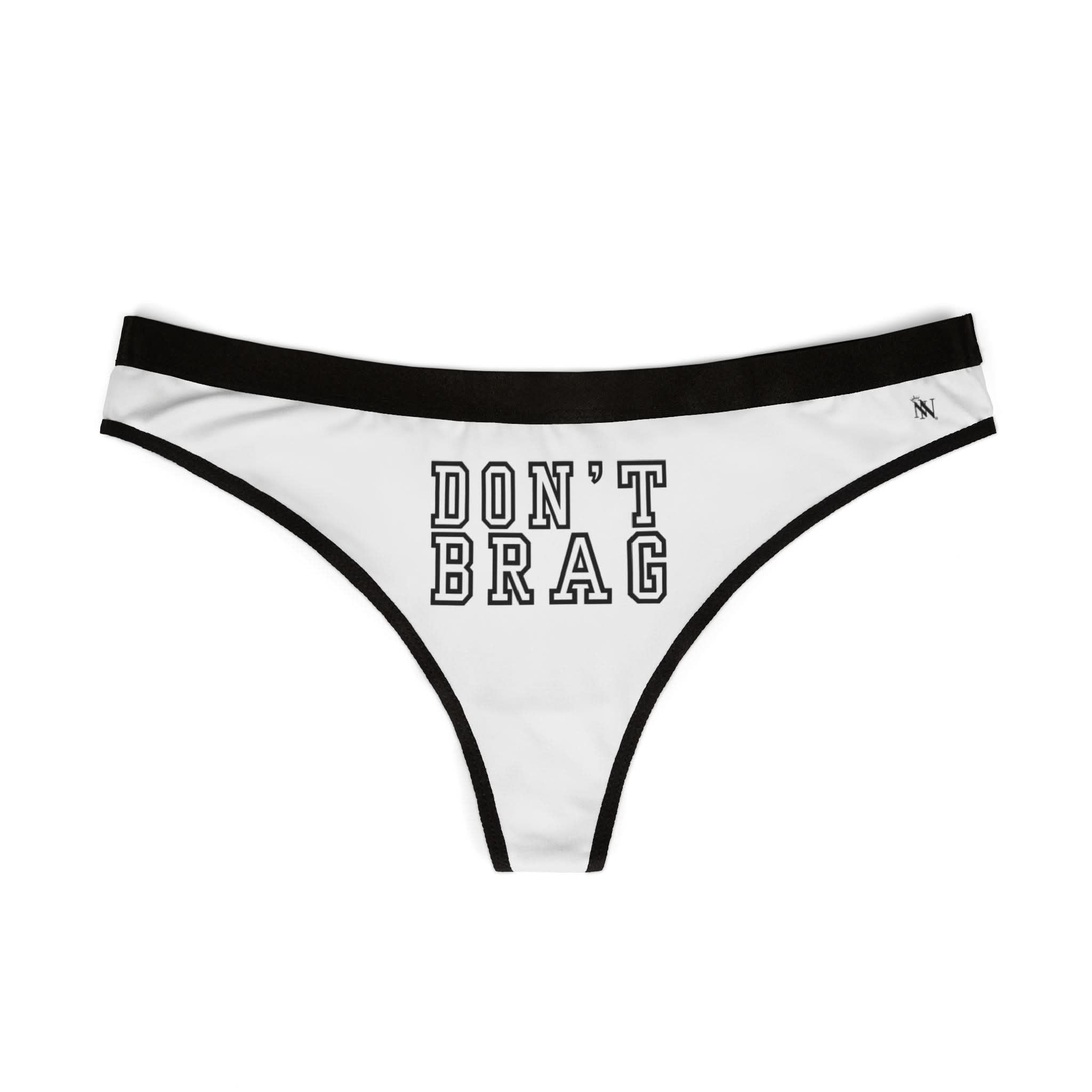 Don’t Brag | Mix & Match Women’s Fun-Flirty Lovers’ Thongs