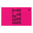 Don’t Brag Pink Mix & Match Soft Sex Towels | Flirty Lovers’ Gifts