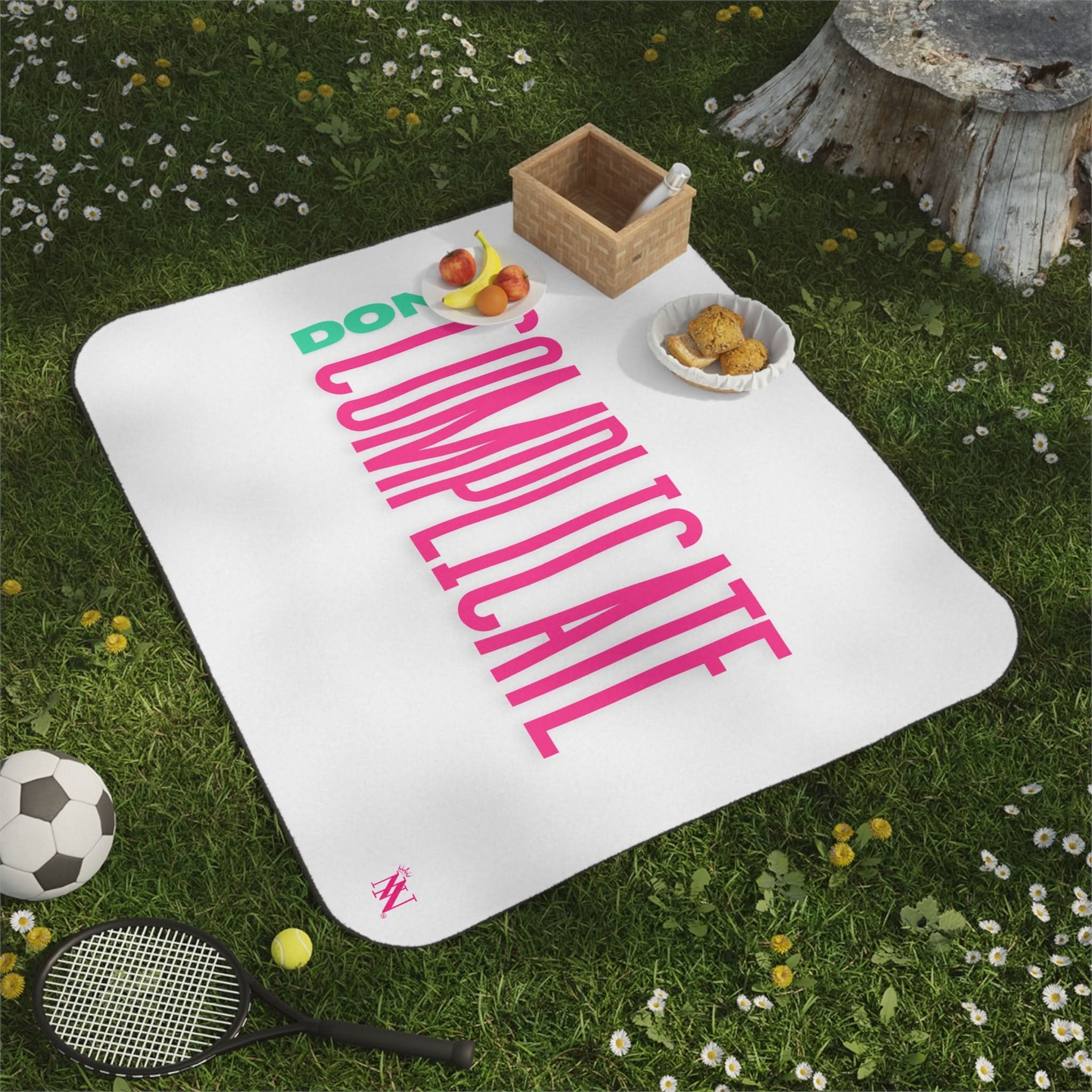 Don’t Complicate | Mix Match Fun-Flirty Lovers’ Water-Resistant Blankets