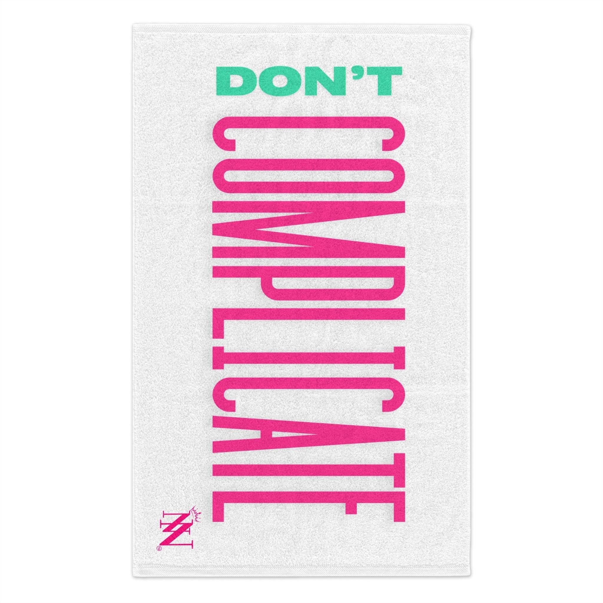 Don’t Complicate | Mix & Match Soft Fun-Flirty Lovers’ Towels