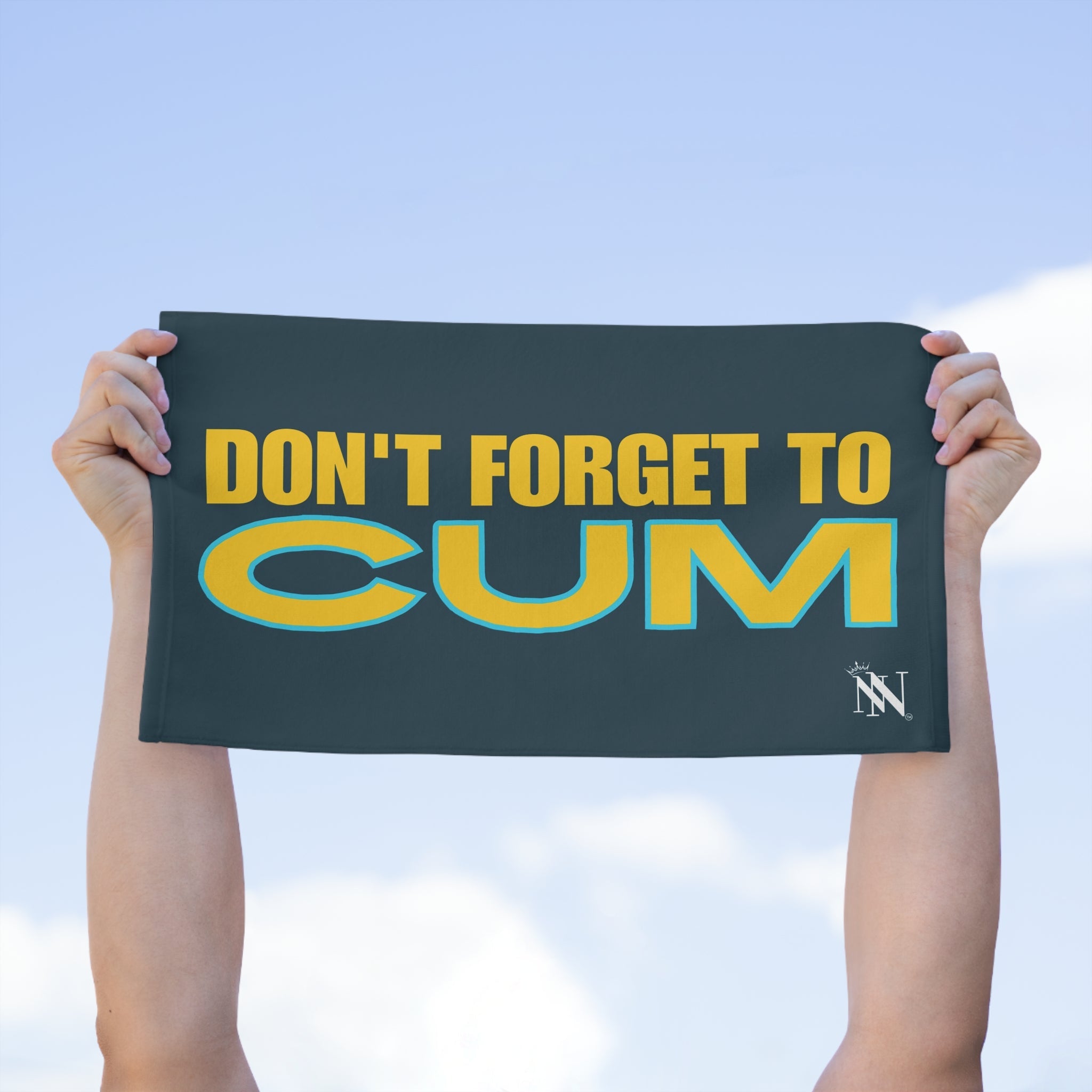 Don’t Forget to Cum | Mix & Match Soft Fun-Flirty Lovers’ Towels