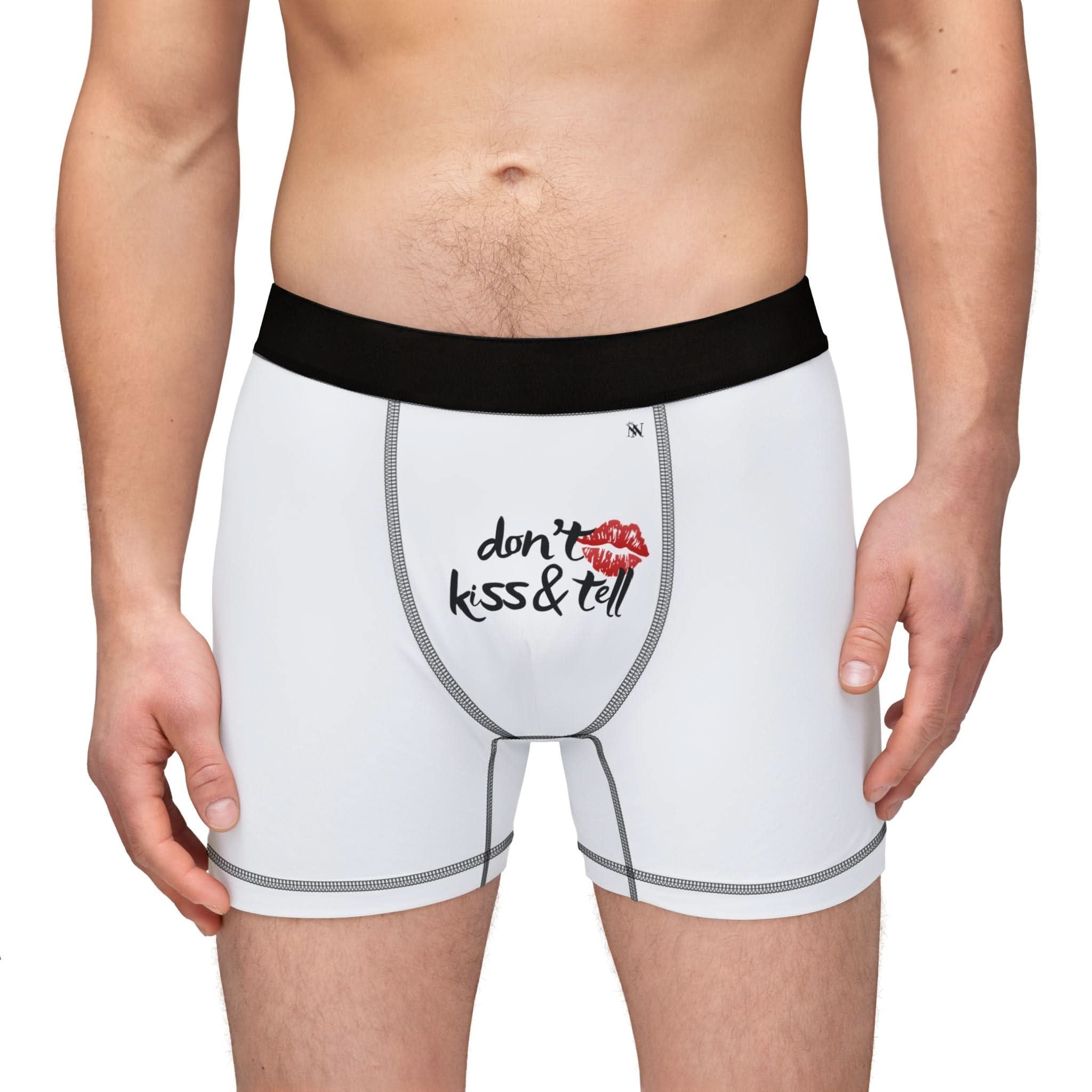 Don’t Kiss & Tell | Mix & Match Fun-Flirty Lovers’ Boxer Briefs