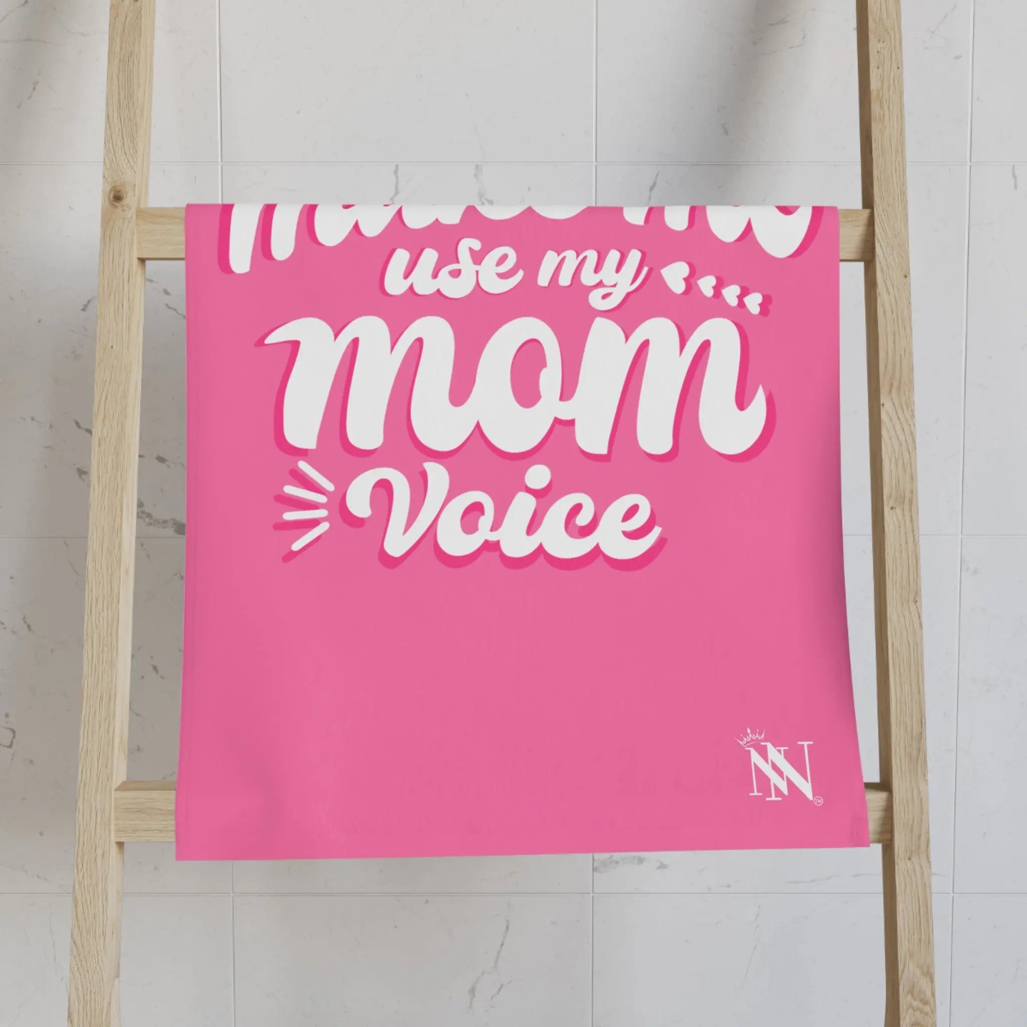 Don’t Make Me Use My Mom Voice | Mix & Match Classic Fun-Flirty Lovers’ Towels
