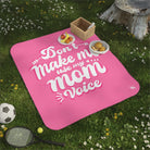 Don’t Make Me Use My Mom Voice | Mix Match Fun-Flirty Lovers’ Water-Resistant Blankets
