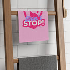 Don’t Stop! Handprint Light Pink | Mix & Match Soft Fun-Flirty Lovers’ Towels