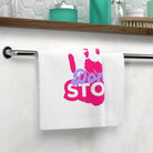 Don’t Stop! Handprint | Mix & Match Lils’ Fun-Flirty Lovers’ Towels