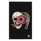 Donut Licker Black Mix & Match Soft Sex Towels | Flirty Lovers’ Gifts