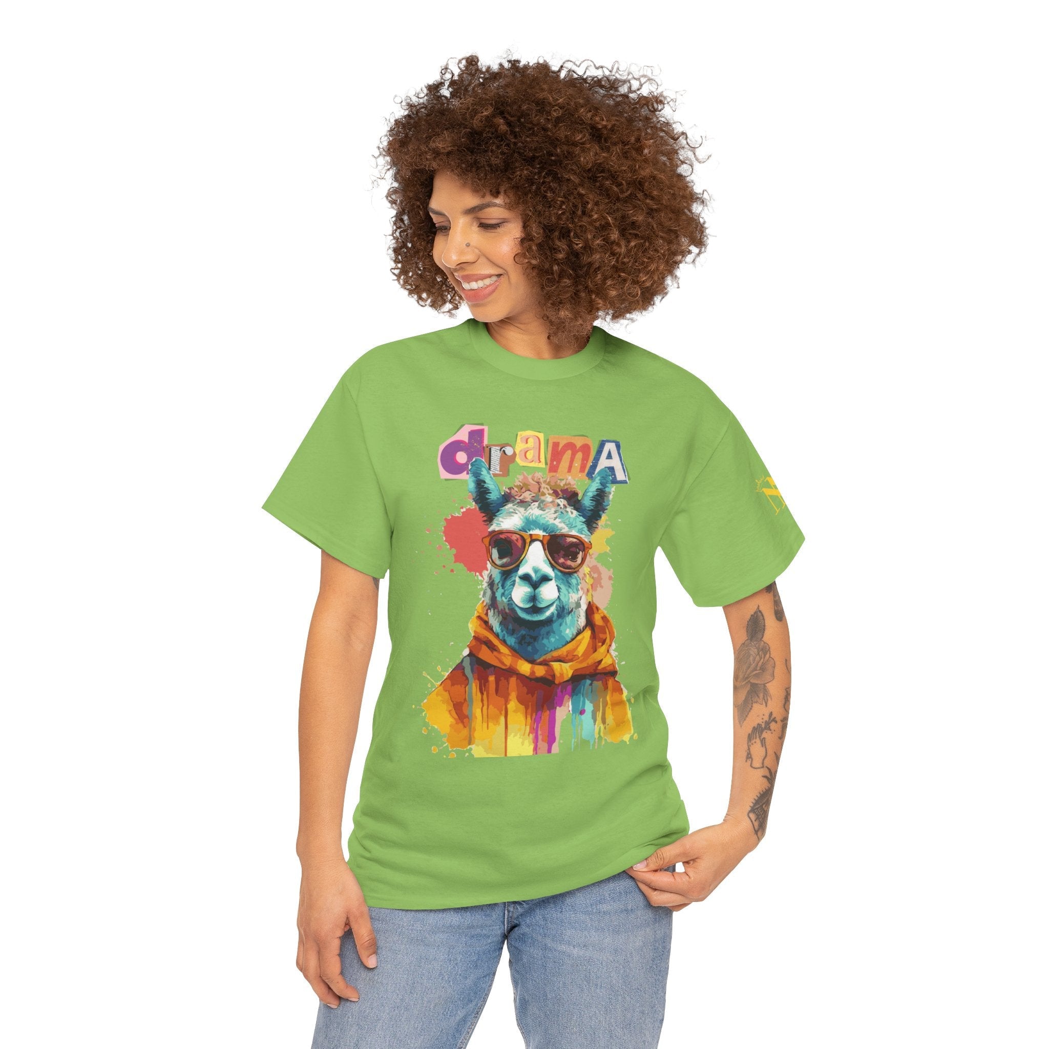 Drama Llama | Mix & Match 100% Cotton Unisex Fun-Flirty Lovers’ Tees