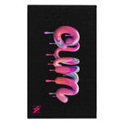 Dripping Cum Black Mix & Match Soft Sex Towels | Flirty Lovers’ Gifts