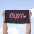 Dripping Cum Black Mix & Match Soft Sex Towels | Flirty Lovers’ Gifts