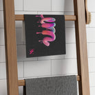 Dripping Cum Black Mix & Match Soft Sex Towels | Flirty Lovers’ Gifts