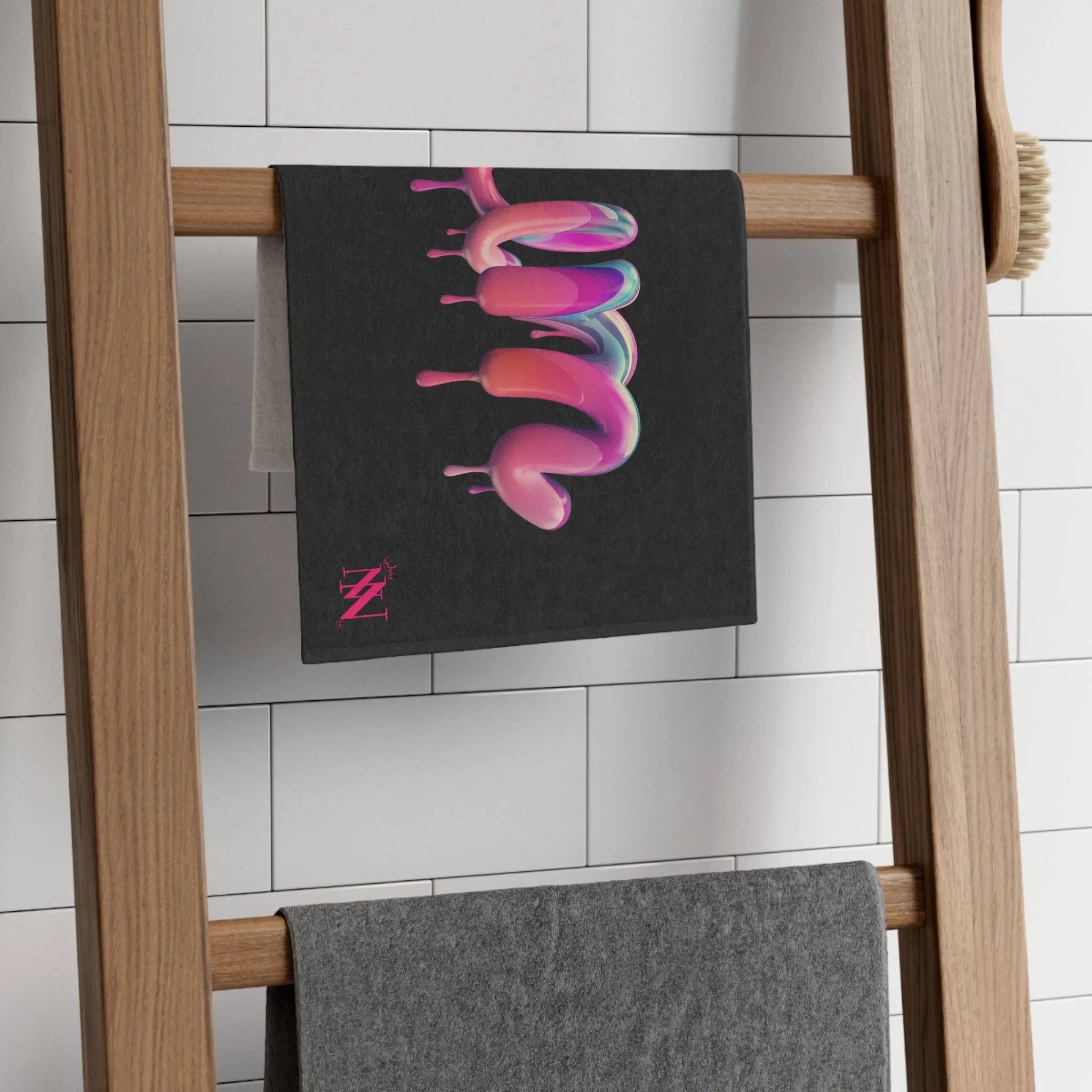 Dripping Cum Black Mix & Match Soft Sex Towels | Flirty Lovers’ Gifts