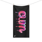Dripping Cum Black | Mix & Match XL Fun-Flirty Lovers’ Towels