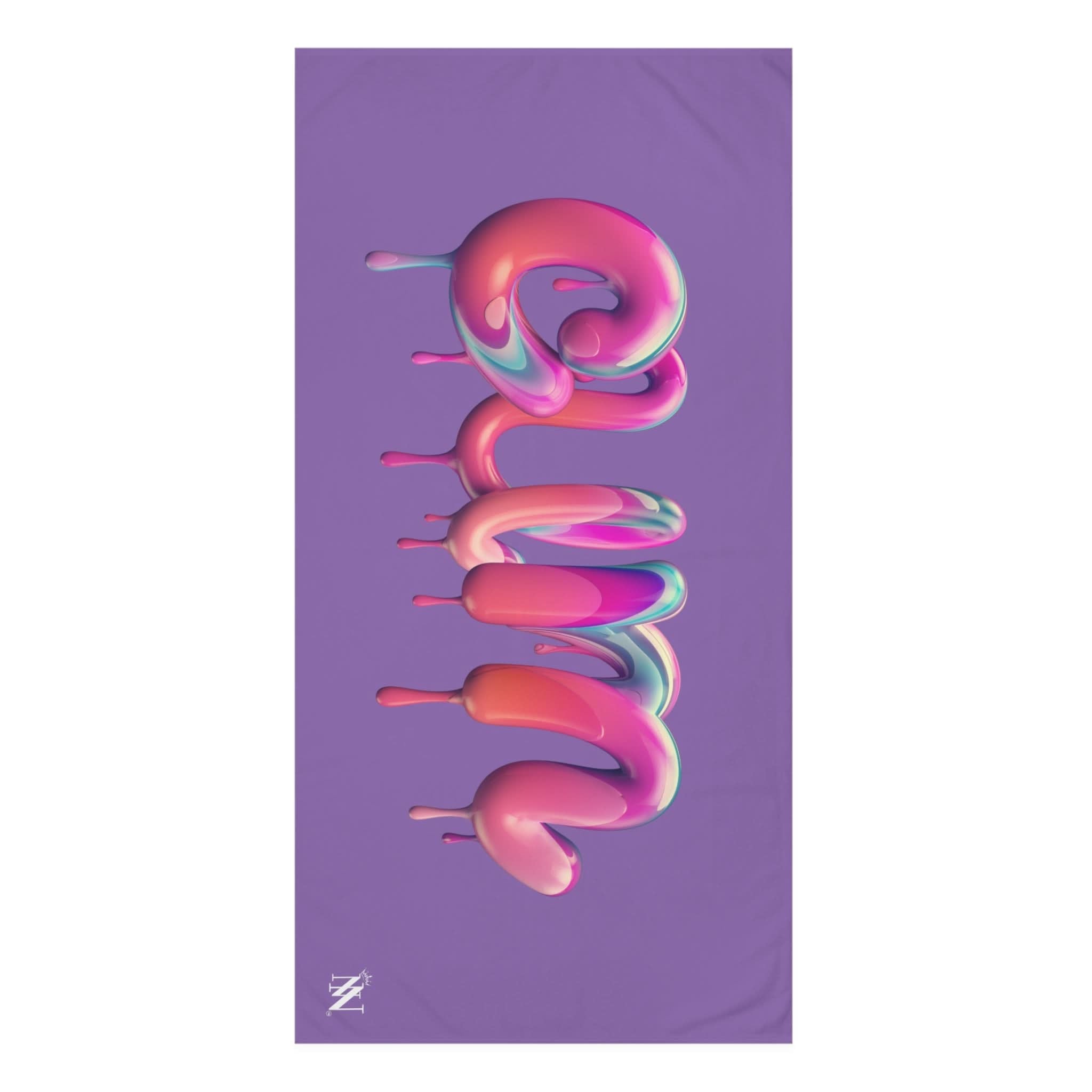 Dripping Cum Lavendar | Mix & Match XL Fun-Flirty Lovers’ Towels