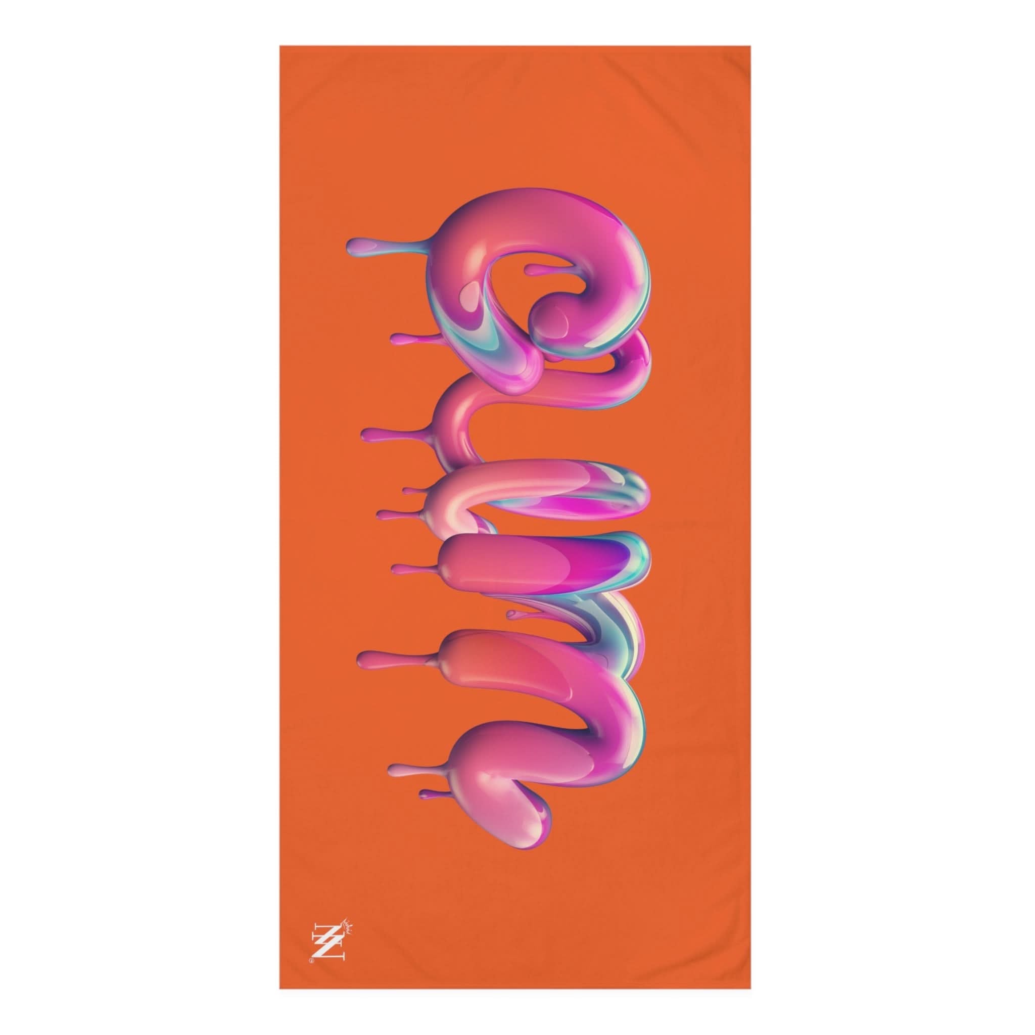 Dripping Cum Orange | Mix & Match XL Fun-Flirty Lovers’ Towels