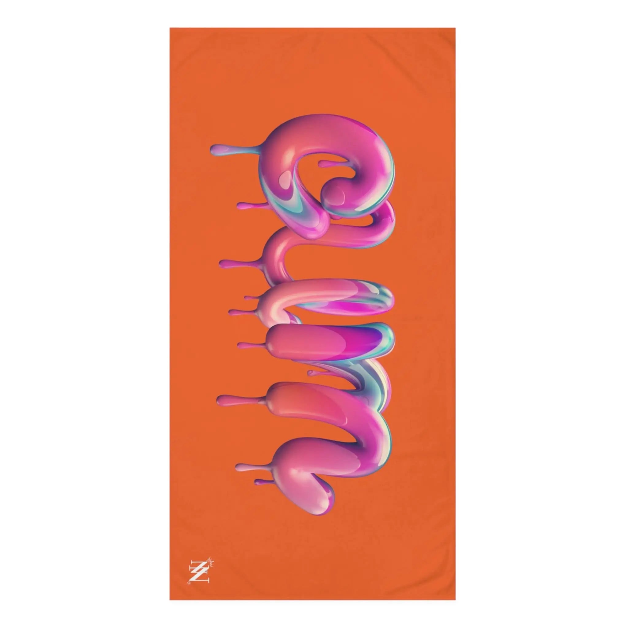 Dripping Cum Orange | Mix & Match XL Fun-Flirty Lovers’ Towels