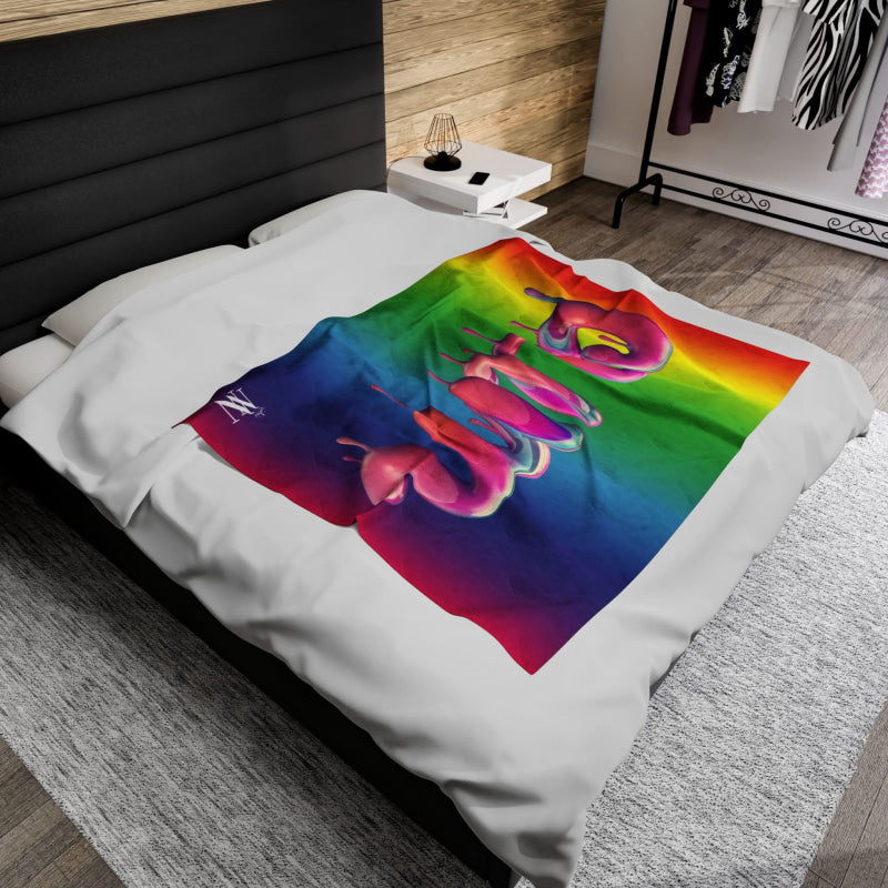 Dripping Cum Rainbow | Mix & Match Fun-Flirty Lovers’ Blankets