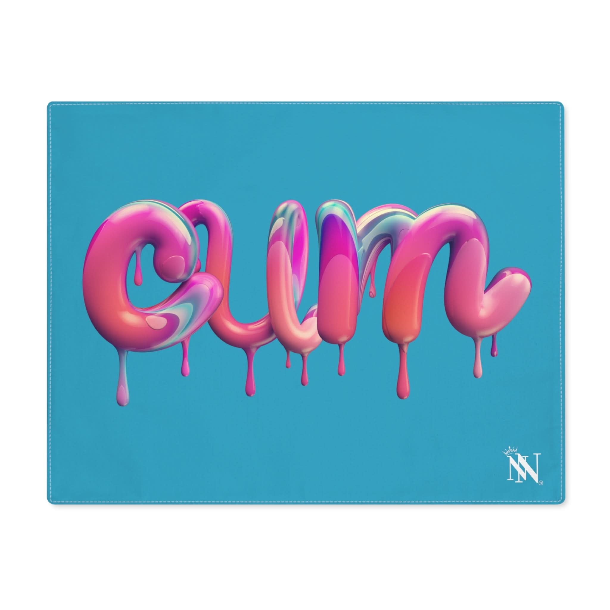 Dripping Cum Teal | Mix & Match Playful Fun-Flirty Lovers’ Toy Mats