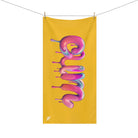 Dripping Cum Yellow | Mix & Match XL Fun-Flirty Lovers’ Towels