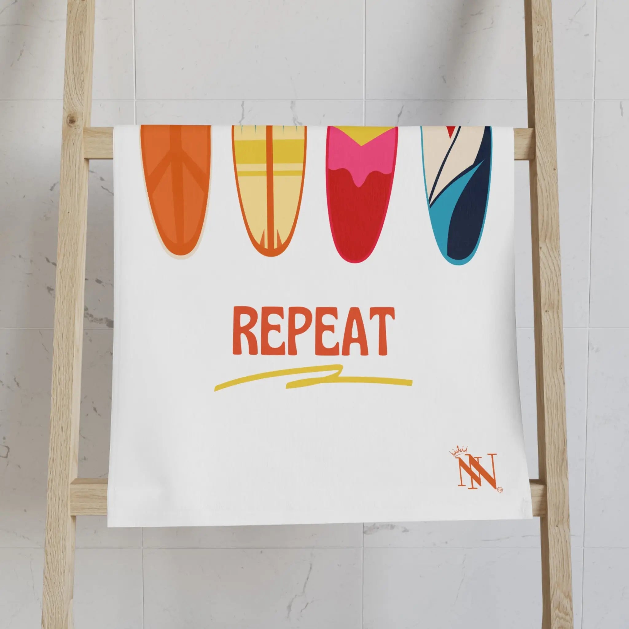 Eat Cum Surf Repeat | Mix & Match Classic Fun-Flirty Lovers’ Towels