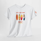 Eat Cum Surf Repeat | Mix & Match Cotton Unisex Fun-Flirty Lovers’ T-Shirts
