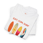 Eat Cum Surf Repeat | Mix & Match Cotton Unisex Fun-Flirty Lovers’ T-Shirts