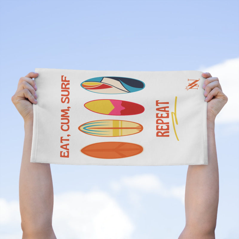 Eat Cum Surf Repeat | Mix & Match Soft Fun-Flirty Lovers’ Towels