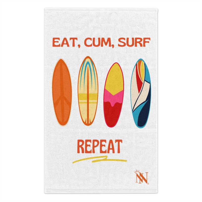 Eat Cum Surf Repeat | Mix & Match Soft Fun-Flirty Lovers’ Towels