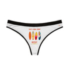 Eat Cum Surf Repeat | Mix & Match Women’s Fun-Flirty Lovers’ Thongs