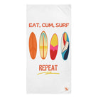 Eat Cum Surf Repeat | Mix & Match XL Fun-Flirty Lovers’ Towels