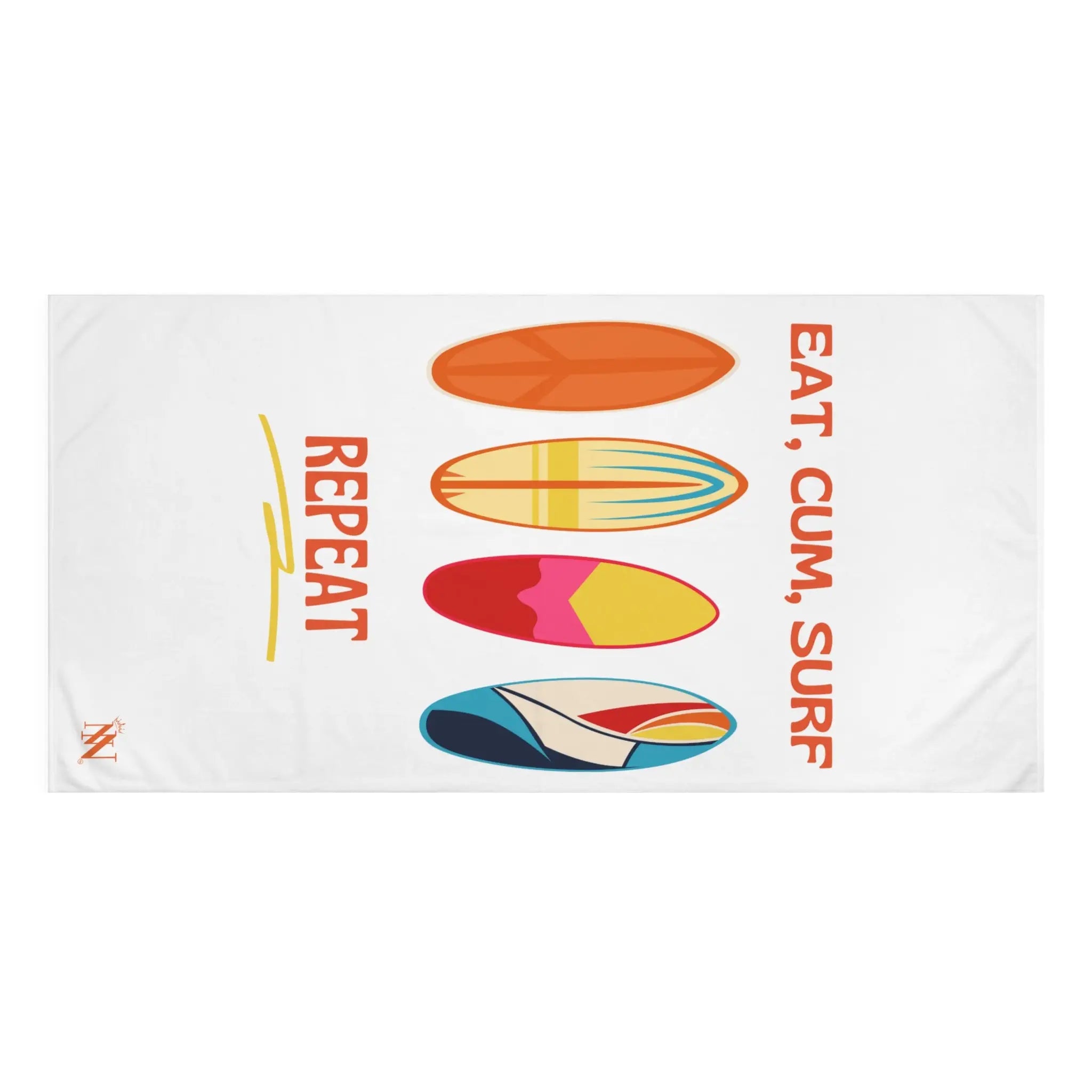 Eat Cum Surf Repeat | Mix & Match XL Fun-Flirty Lovers’ Towels