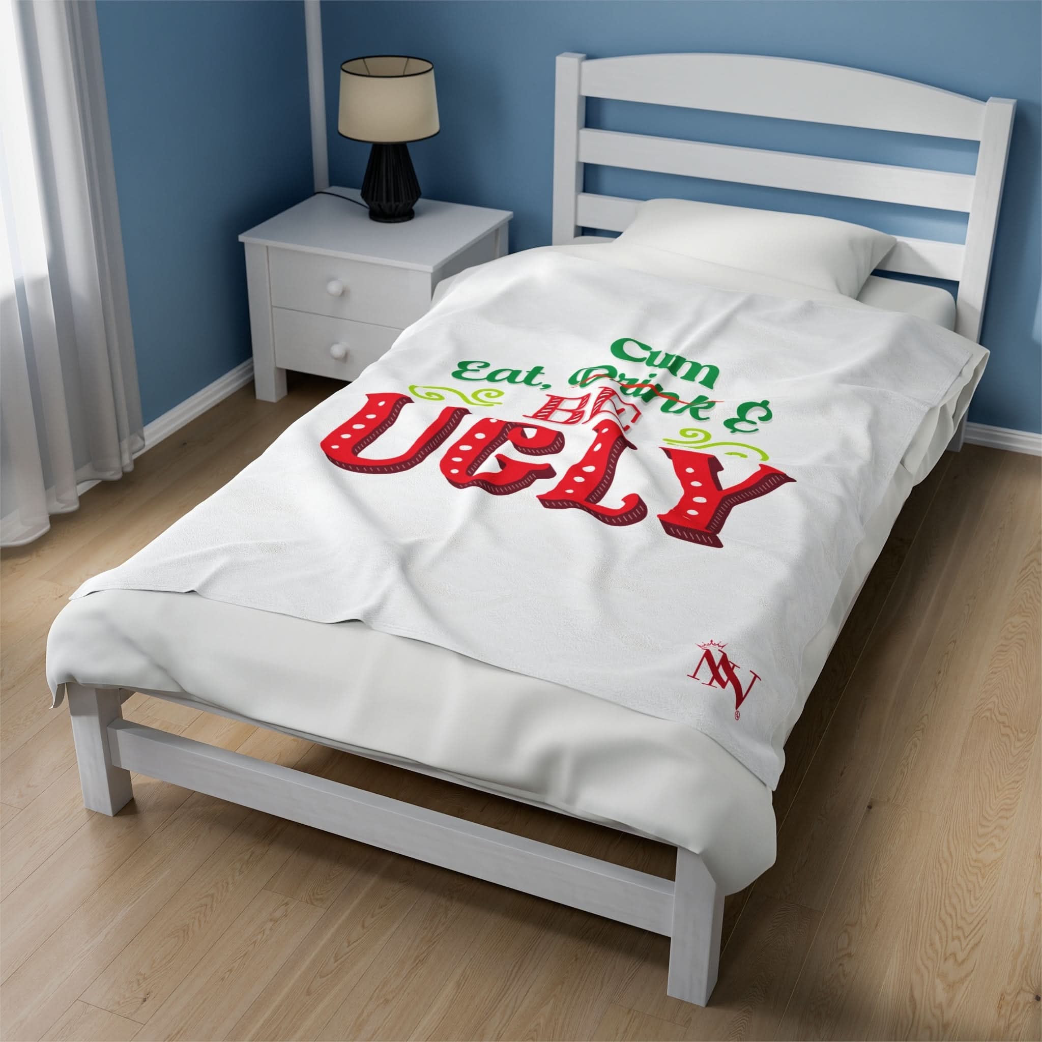 Eat Drink Be Ugly | Mix & Match Fun-Flirty Lovers’ Blankets