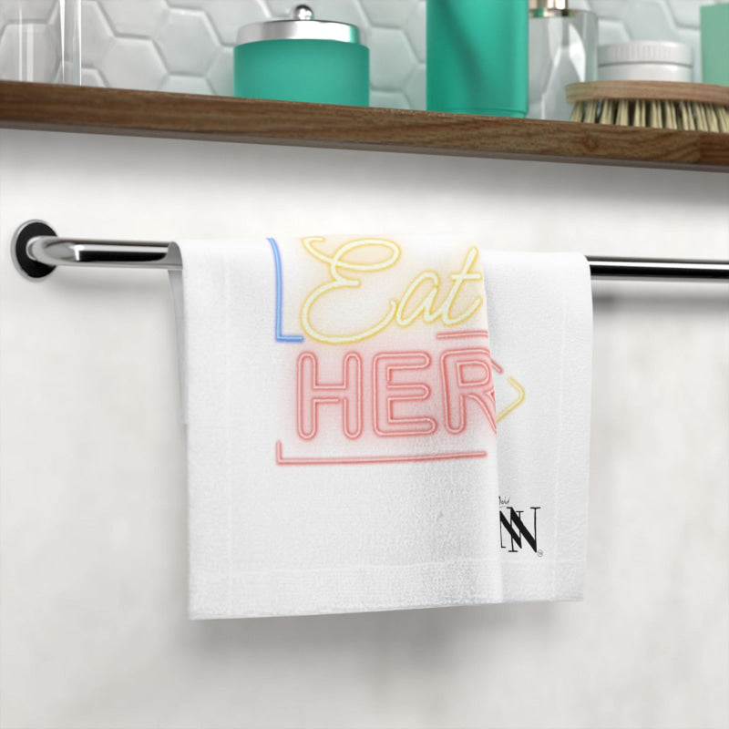 Eat Here Arrow | Mix & Match Lils’ Fun-Flirty Lovers’ Towels