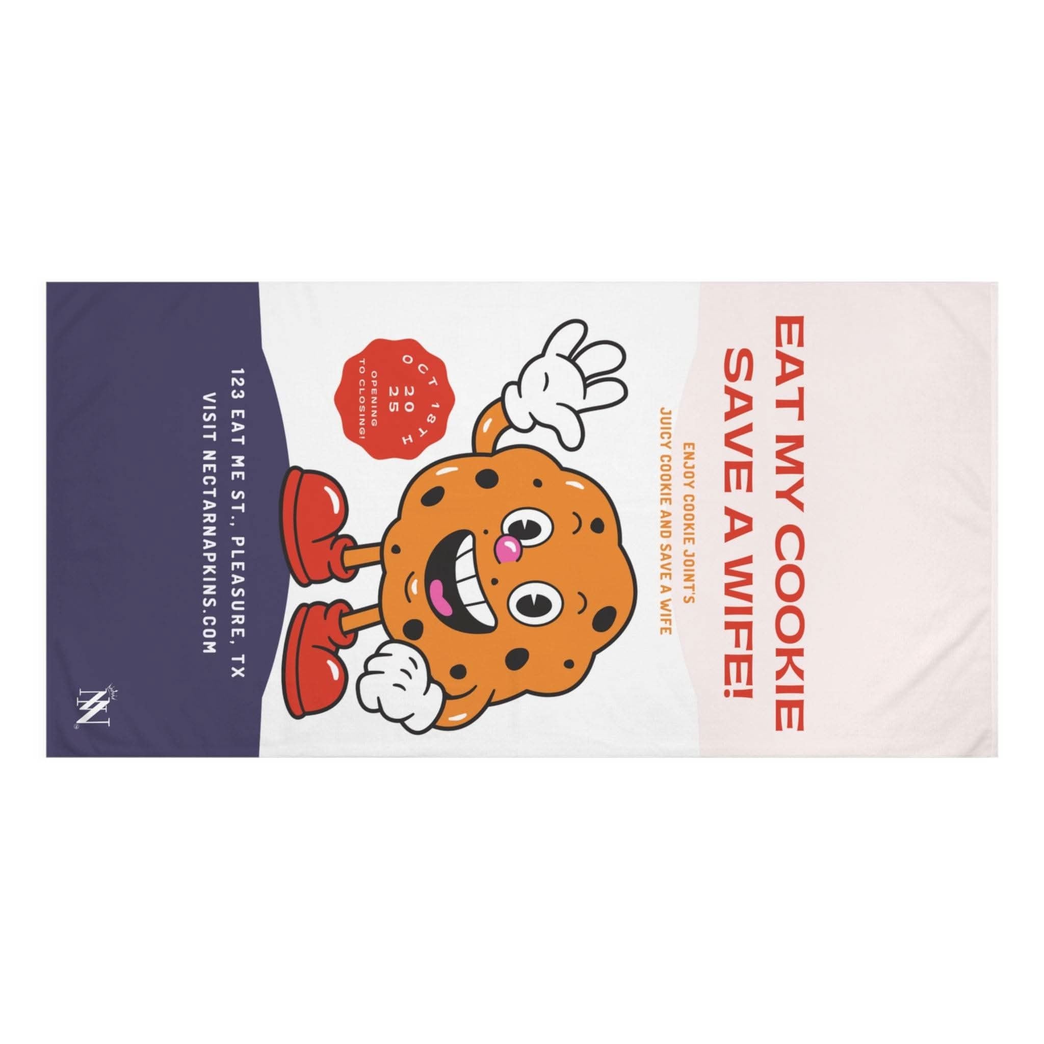 Eat My Cookie | Mix & Match Naughty XL Fun-Flirty Lovers’ Towels