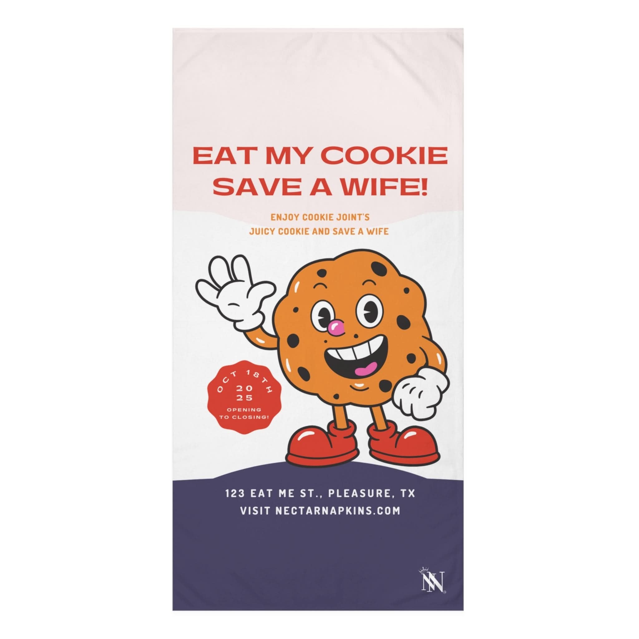 Eat My Cookie | Mix & Match Naughty XL Fun-Flirty Lovers’ Towels