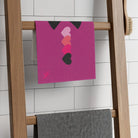 Eat My Heart Fuscia | Mix & Match Soft Fun-Flirty Lovers’ Towels