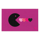 Eat My Heart Fuscia | Mix & Match Soft Fun-Flirty Lovers’ Towels