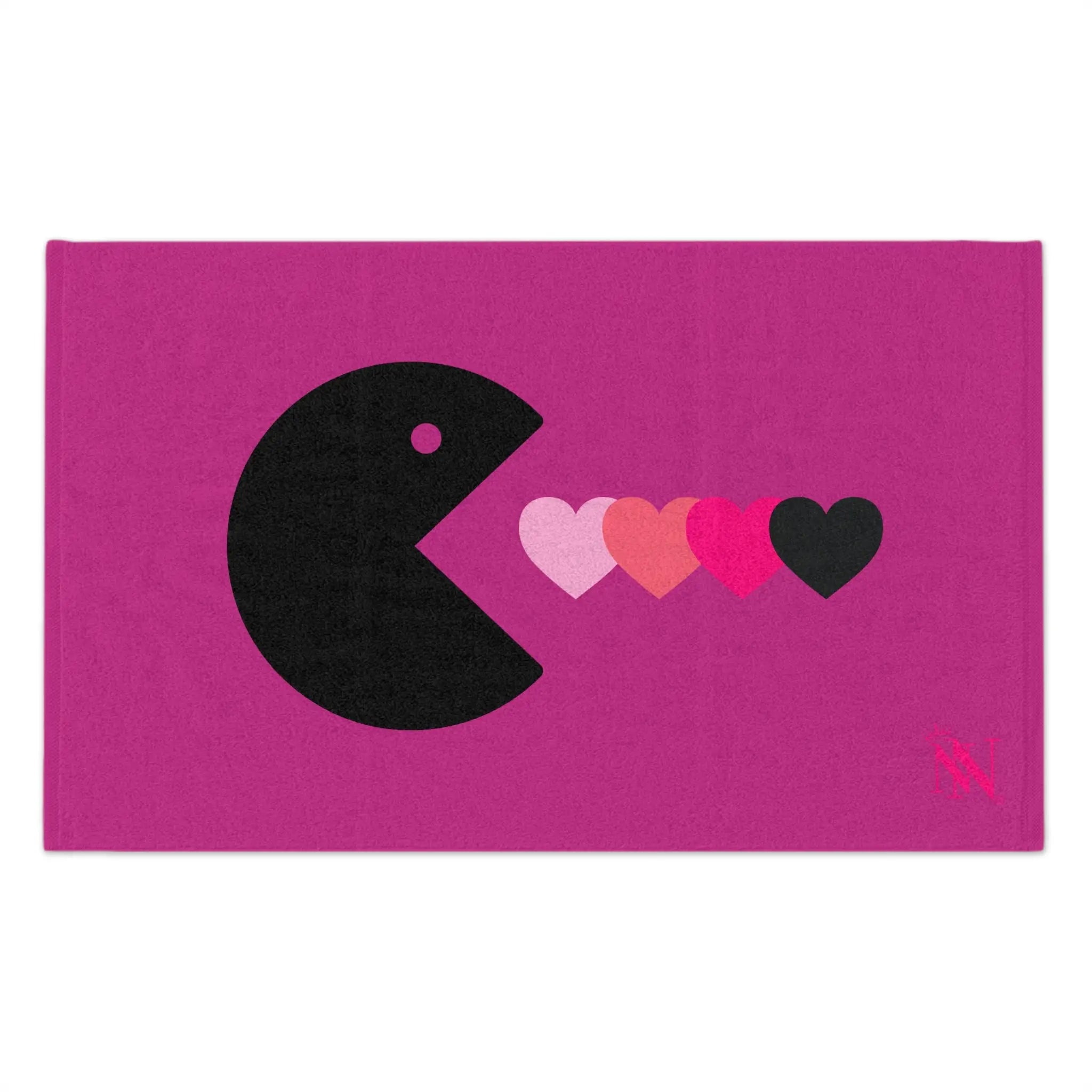 Eat My Heart Fuscia | Mix & Match Soft Fun-Flirty Lovers’ Towels